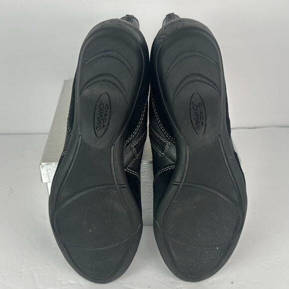 Circa Joan & David CJFRESH Black Leather Ankle Boots Womans Size US 8.5M - Picture 7 of 12